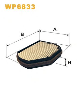 WIX FILTERS wp6833 -  Фильтр воздуха в салоне